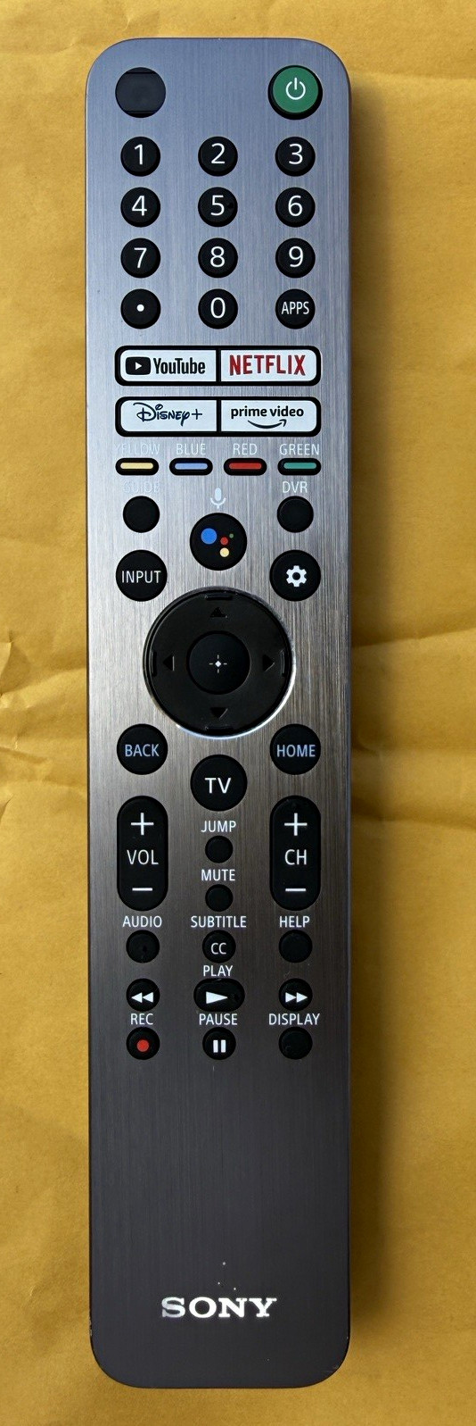 Sony Original RMF-TX621U Voice Remote Control Wireless Black/Silver for Sony TVs