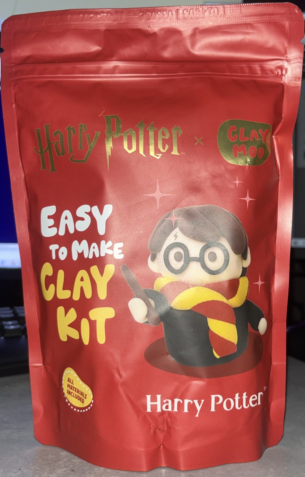 CLAY MOO - EASY TO MAKE CLAY KIT- HARRY POTTER - NEW 