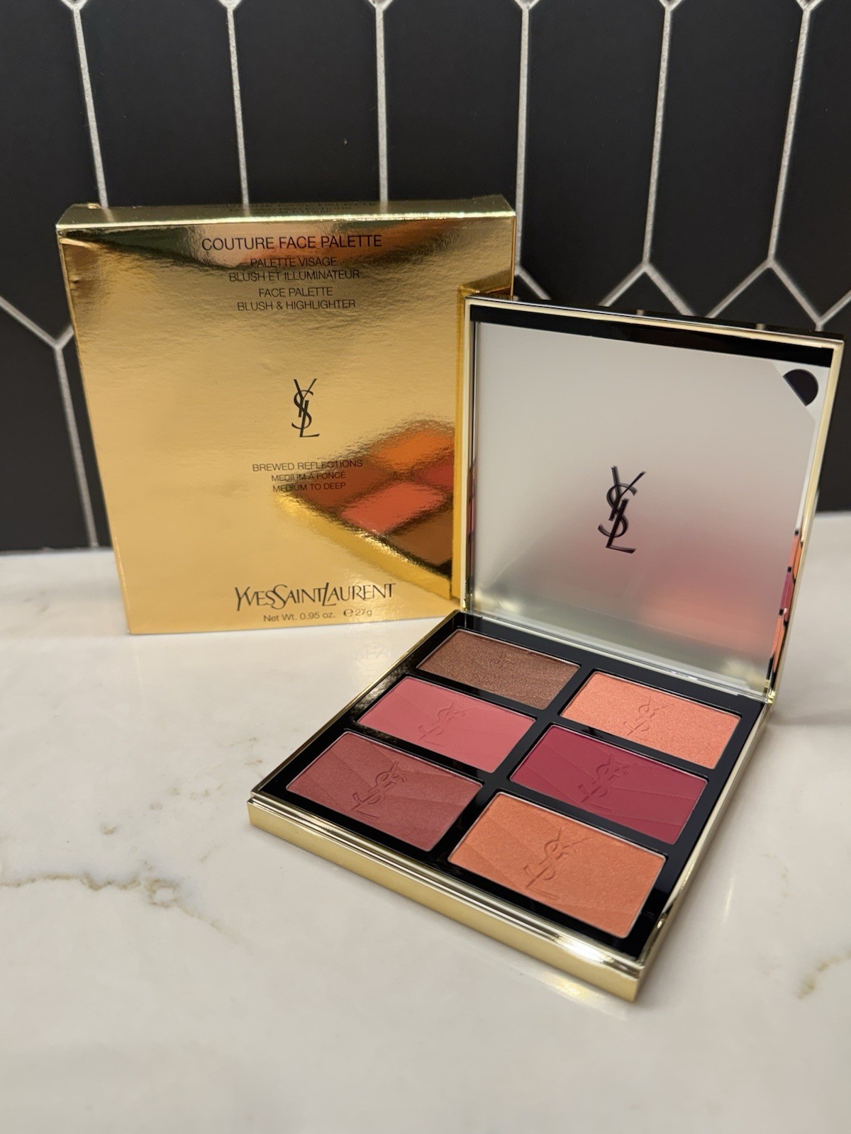 YSL BREWED REFLECTIONS Couture Face Palette #2 MEDIUM DEEP - 2026 Holiday