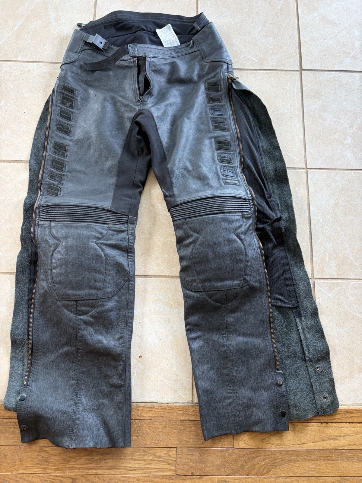 Icon Moto Automag Heavy Leather Overpants 32” Icon Moto Automag Heavy Leather Overpants 32”