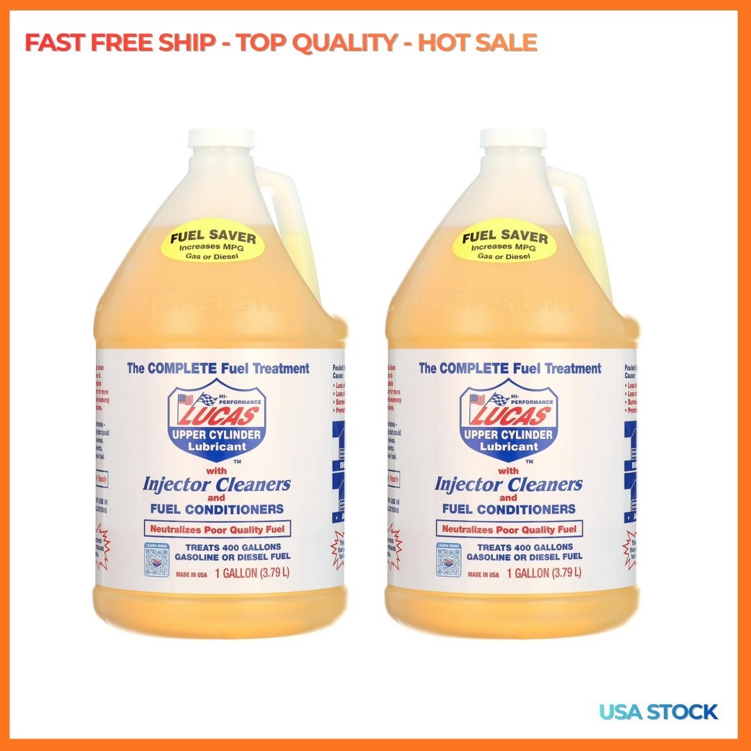 (2 pack) Lucas Oil 10013 Fuel Treatment Gallon 7.5 Pound
