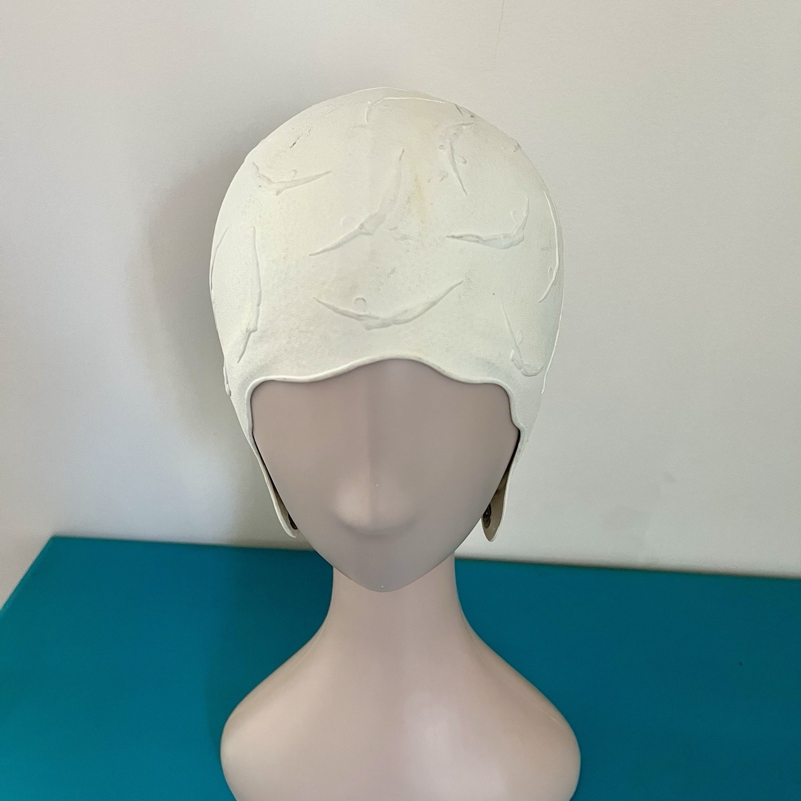 Vintage 1960s 70s Jantzen Rubber Swim Cap Women Swimmers Embossed Bathing Cap