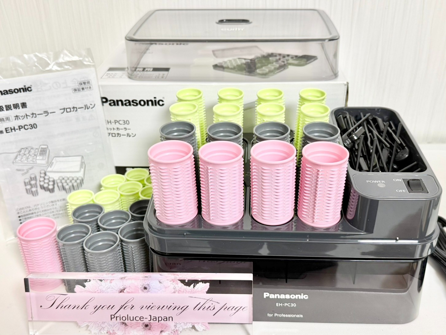 Panasonic EH-PC30-K Pro Curlers Set Unopened 85W AC100V