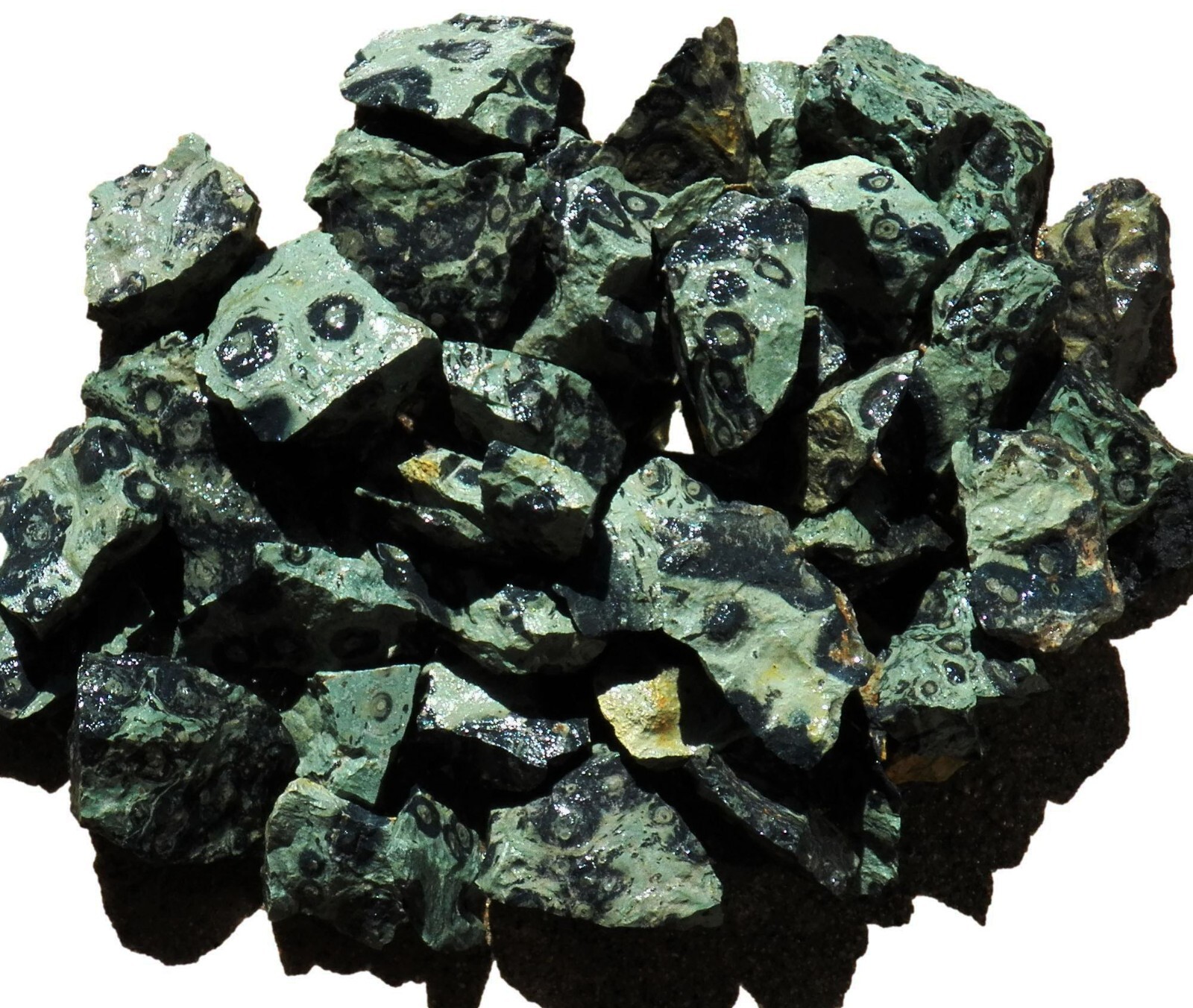 1/2 lb Kambaba Jasper Rough Tumbling Rock Stones from MADAGASCAR