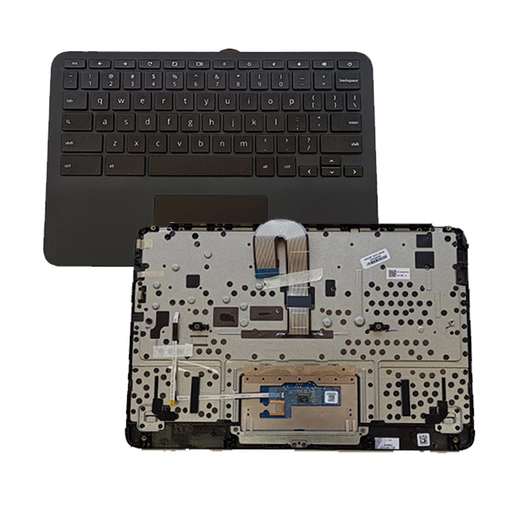 New For HP Chromebook 11MK G9 EE Palmrest Upper Case Keyboard Touchpad M44258-01 New For HP Chromebook 11MK G9 EE Palmrest Upper Case Keyboard Touchpad M44258-01