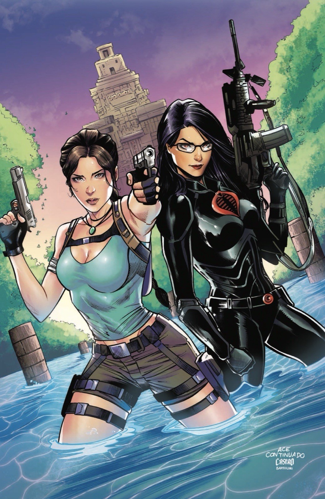 GI JOE / TOMB RAIDER REAL AMERICAN HERO #1 NYCC 2026 By Ace Continuado GI JOE / TOMB RAIDER REAL AMERICAN HERO #1 NYCC 2026 By Ace Continuado