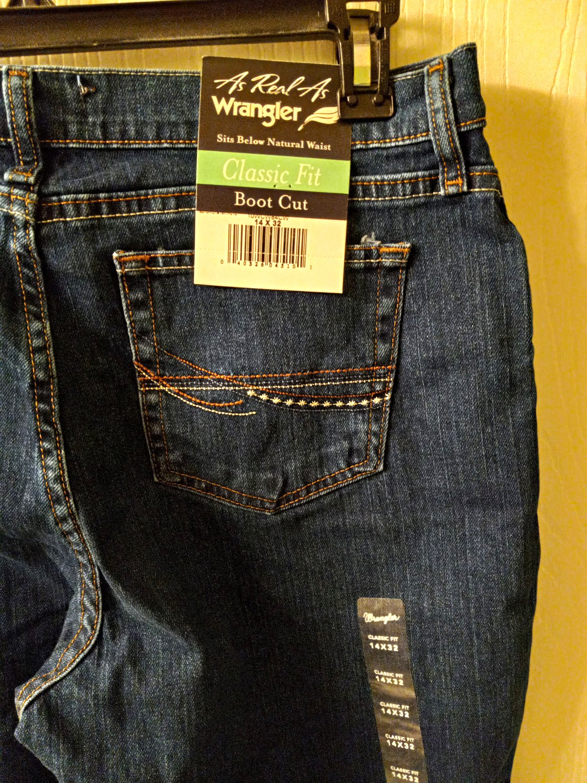 Wrangler Women’s Classic Fit Bootcut Jeans Size 14 Dark Wash Cotton Denim Wrangler Women’s Classic Fit Bootcut Jeans Size 14 Dark Wash Cotton Denim