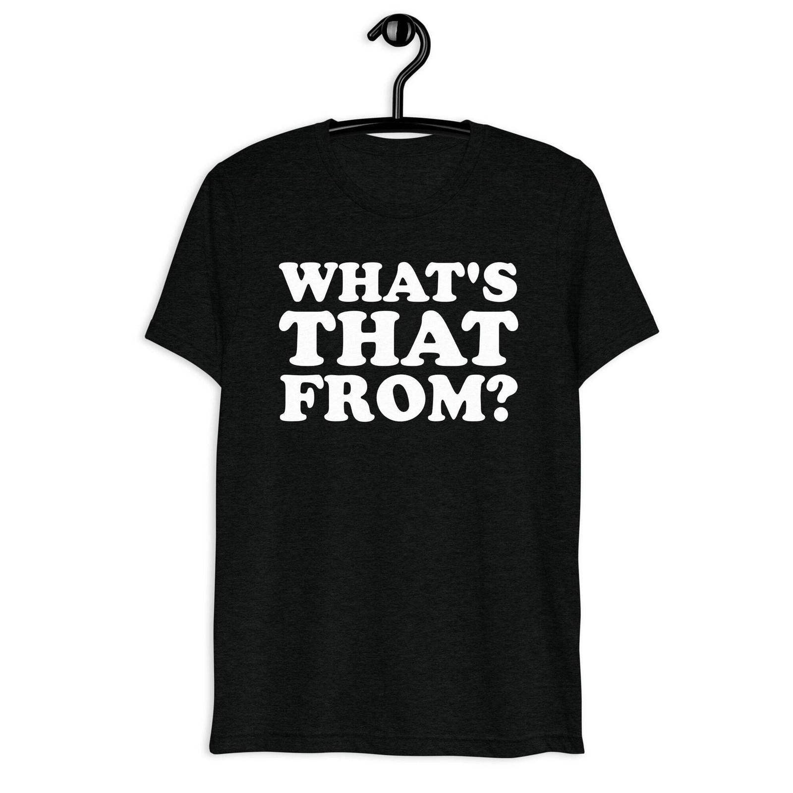 What's That From? Funny Retro Quote Club Black Unisex T-Shirt