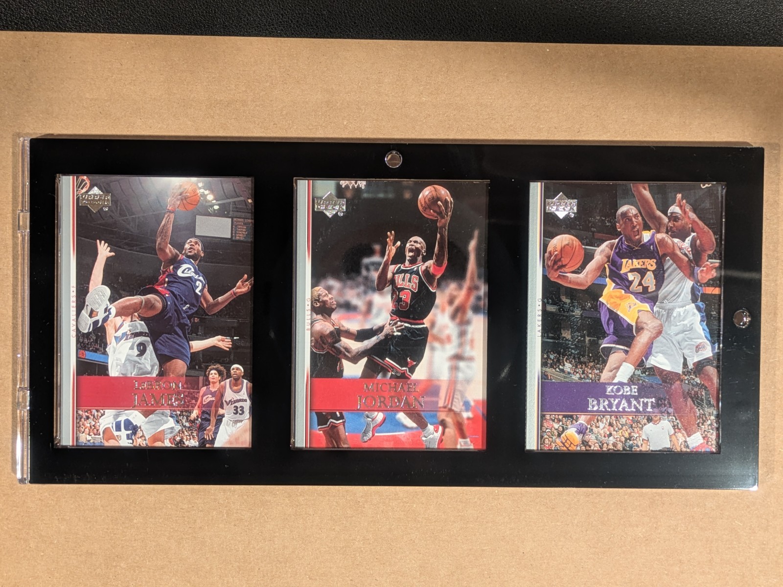 2007-08 Upper Deck - Michael Jordan, Kobe Bryant & LeBron James - In Mag Case