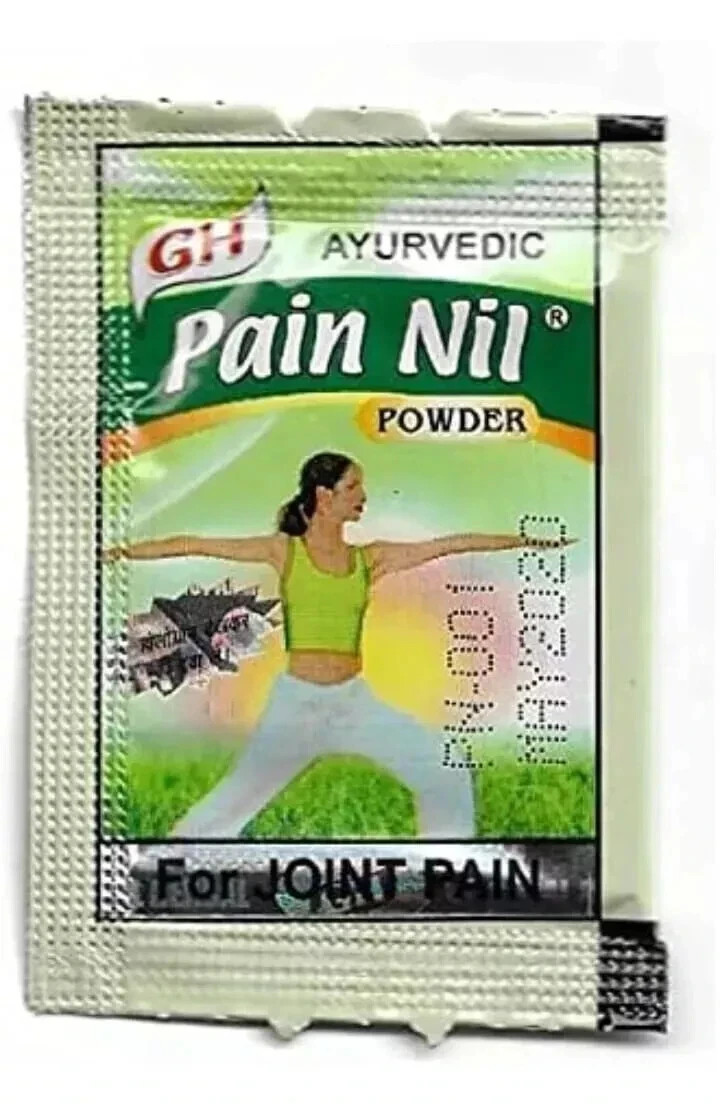 Ayurvedic Herbal Pain Nil powder 560 pouches For Joint pain Relief 4 gm Each