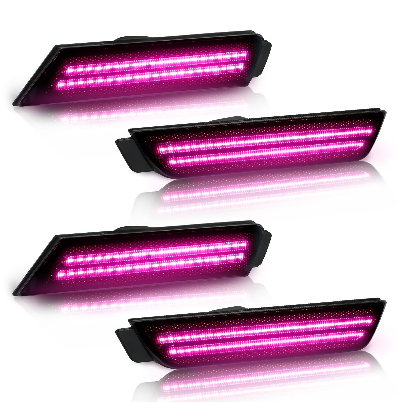 4pcs pink purple Fender smoked Side Marker Light For Chevy Camaro 2010-2015 4pcs pink purple Fender smoked Side Marker Light For Chevy Camaro 2010-2015