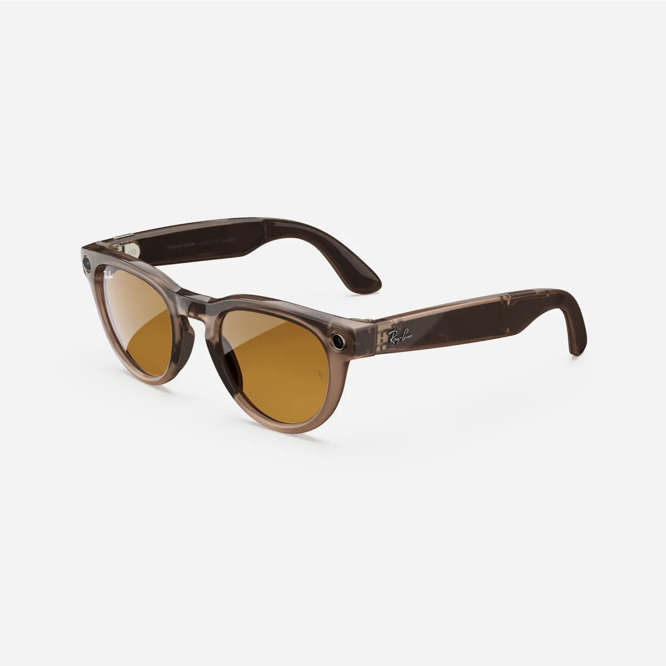 Refurbished Ray-Ban Meta Headliner (Gen 1), Shiny Warm Stone Transparent / Refurbished Ray-Ban Meta Headliner (Gen 1), Shiny Warm Stone Transparent /
