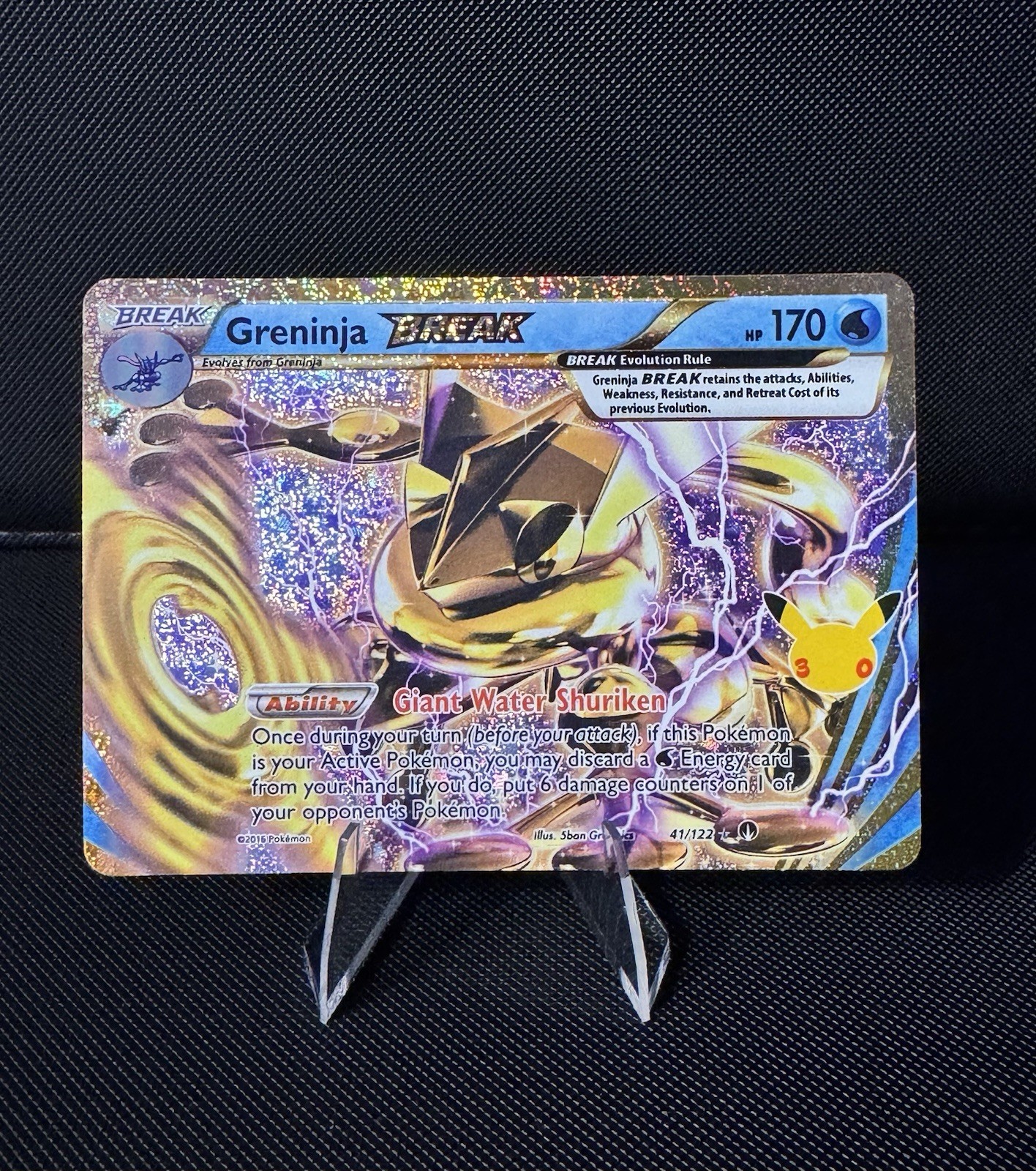Greninja Break 41/122 30th Celebration Pokemon TCG NM/M