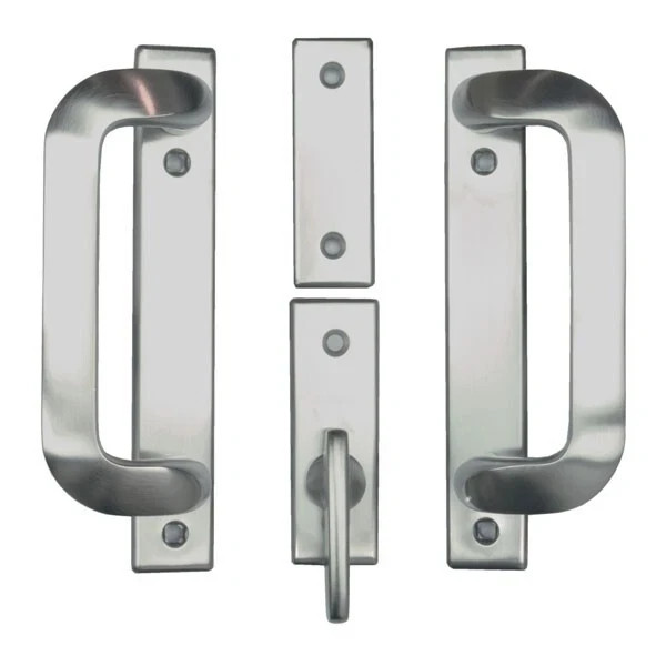 Andersen Gliding Patio Door Hardware Set Anvers Satin Nickel #2565541 Handles Andersen Gliding Patio Door Hardware Set Anvers Satin Nickel #2565541 Handles