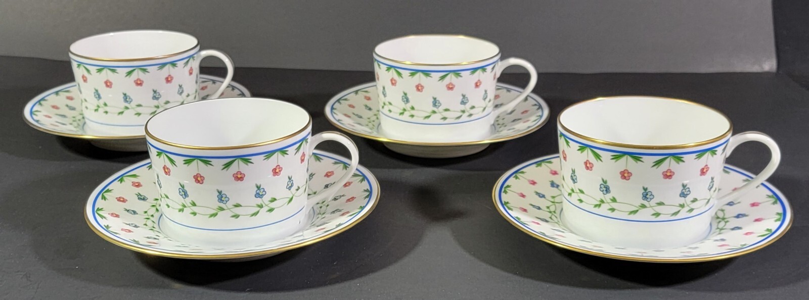 4 Ceralene Raynaud Limoges Lafayette 2 1/4\ 4 Ceralene Raynaud Limoges Lafayette 2 1/4\