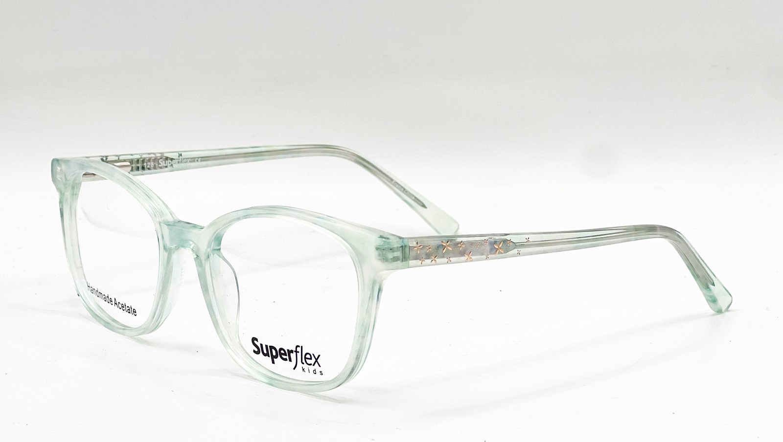 NEW SUPERFLEX KIDS SFK-296 S416 MINT IRIDESCENT AUTHENTIC EYEGLASSES 47-16