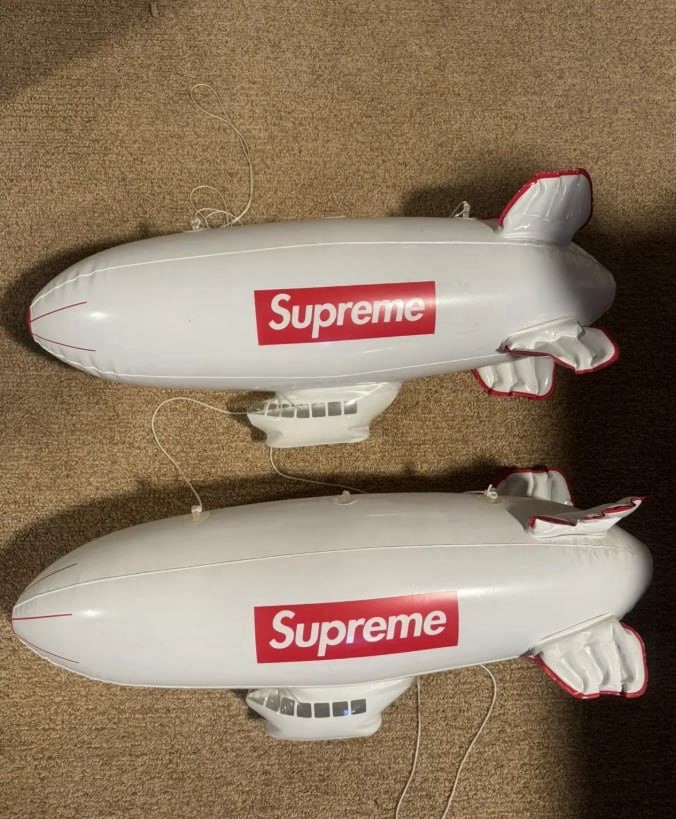 Supreme FW17 Inflatable Blimp White Red Box Logo Display Accessory NWT