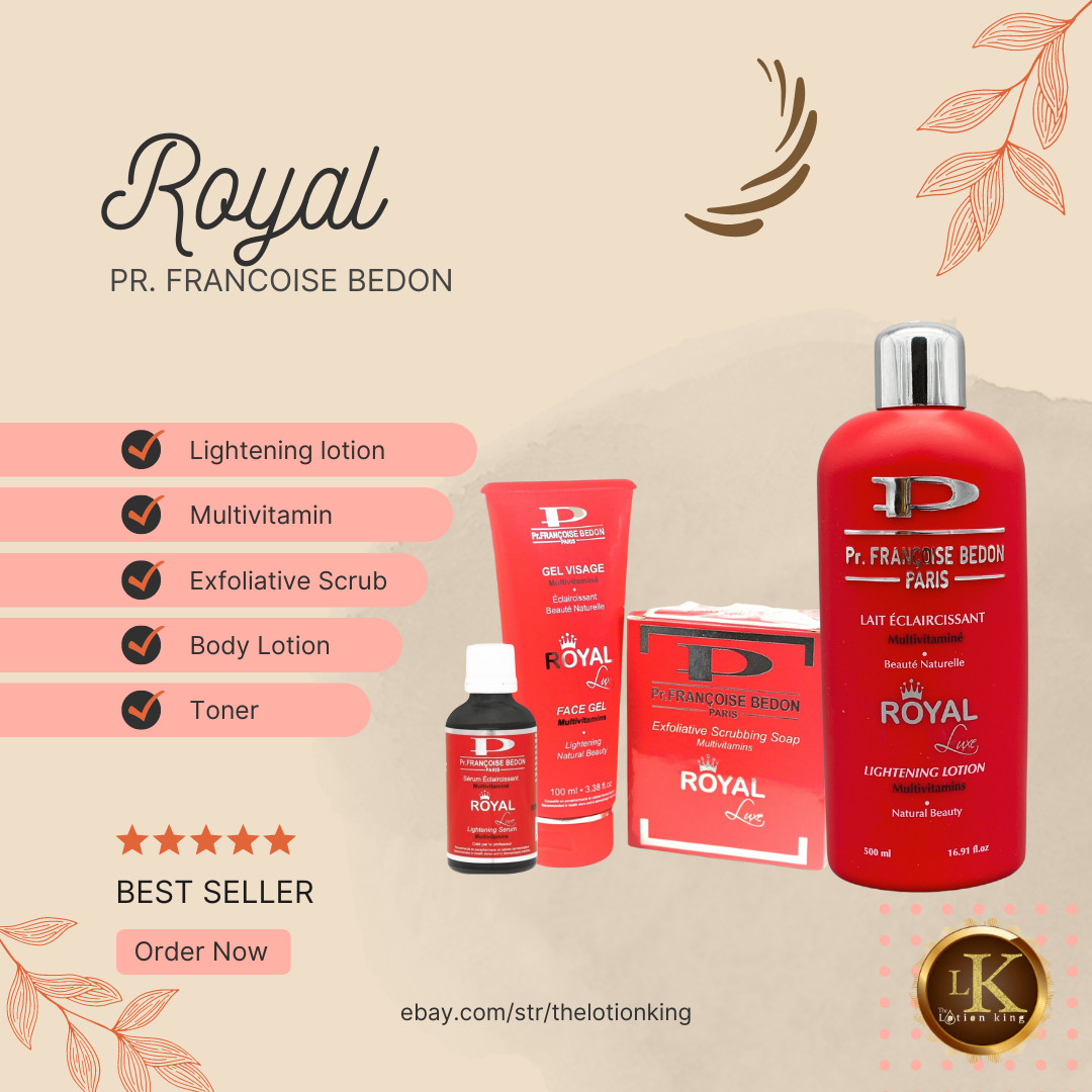 PR Francoise Bedon Royal Skin Set – Lotion, Cream, Soap & Serum | 4-Piece Kit PR Francoise Bedon Royal Skin Set – Lotion, Cream, Soap & Serum | 4-Piece Kit