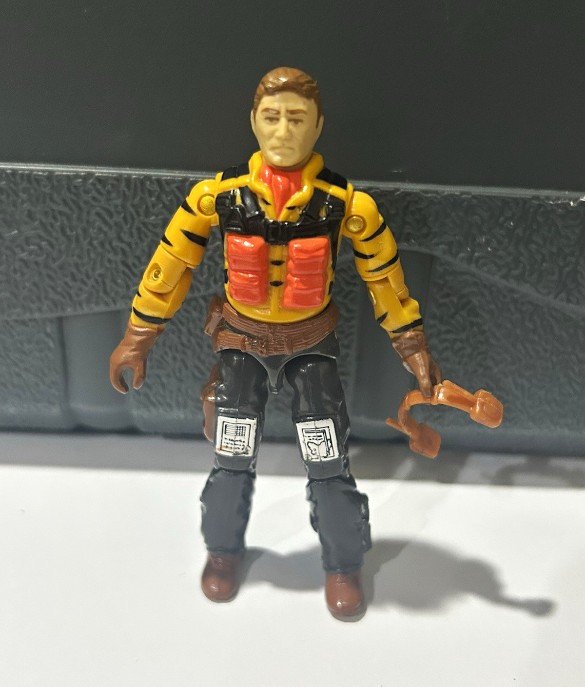VINTAGE 1988 GI JOE ARAH TIGER FORCE SKYSTRIKER with Headset