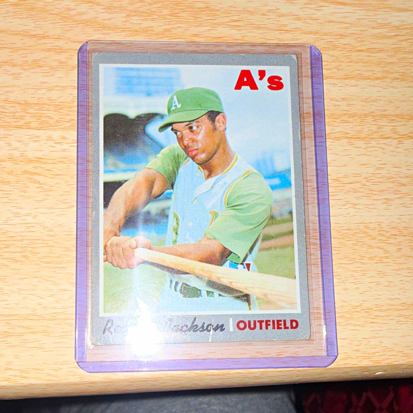 Topps 1969 Topps Reggie Jackson Rookie #140 Oakland Athletics Baseball Card