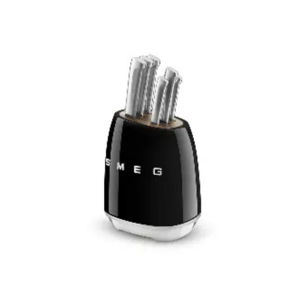 Smeg 7-Piece NEW knife Block set stainless steel Multicolor - FAST SHIPPING DHL