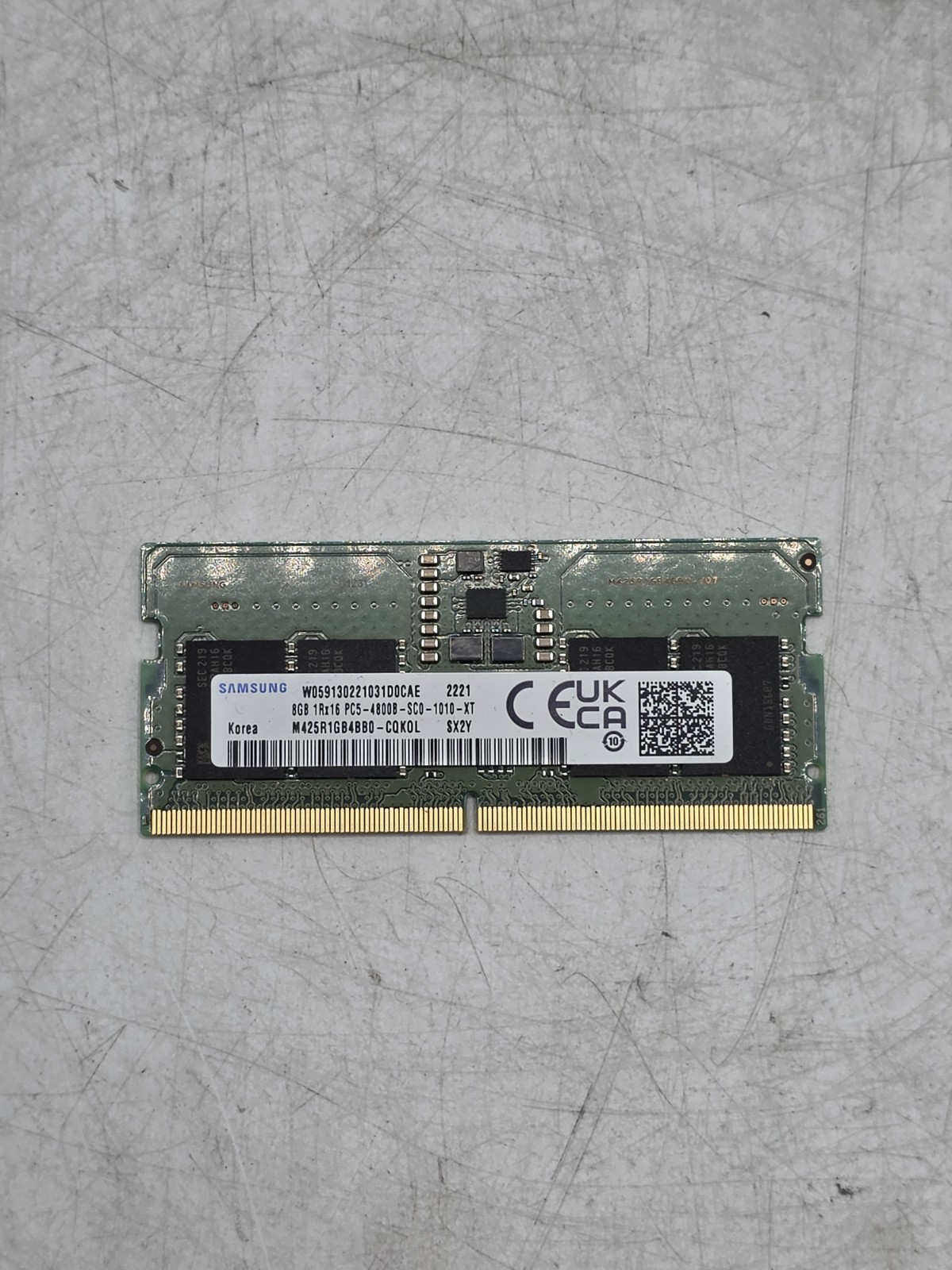 Samsung 8GB (1x8GB) DDR5 SO-DIMM Laptop RAM 4800MHz (M425R1GB4BB0-CQKOL) Samsung 8GB (1x8GB) DDR5 SO-DIMM Laptop RAM 4800MHz (M425R1GB4BB0-CQKOL)