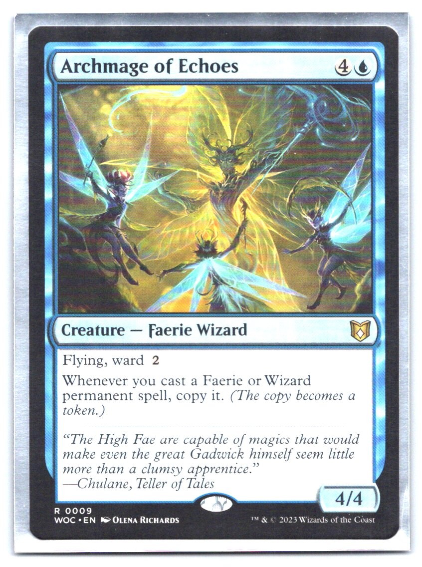 Archmage of Echoes #9 Commander Wilds of Eldraine Magic The Gathering MTG - NM