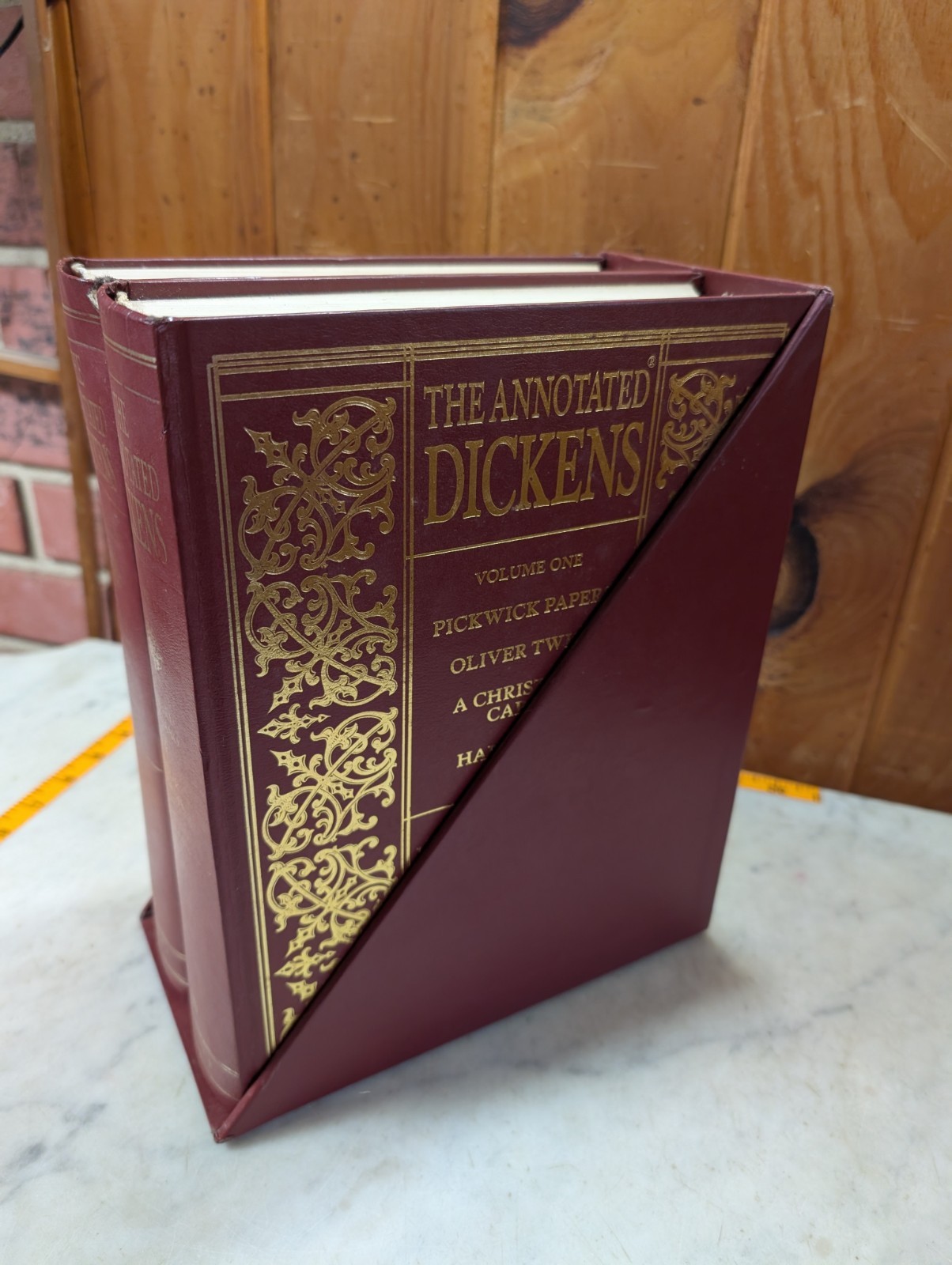 The Annotated Charles Dickens 2 Volume Hardcover Set + Case Potter - See Notes The Annotated Charles Dickens 2 Volume Hardcover Set + Case Potter - See Notes