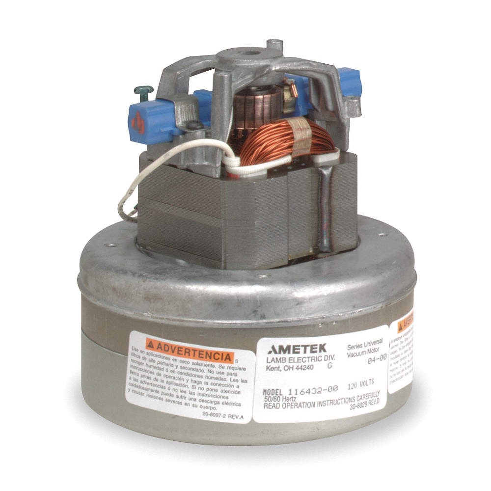 AMETEK LAMB 115744 Vacuum Motor,98 cfm,257 W,120V 2M198