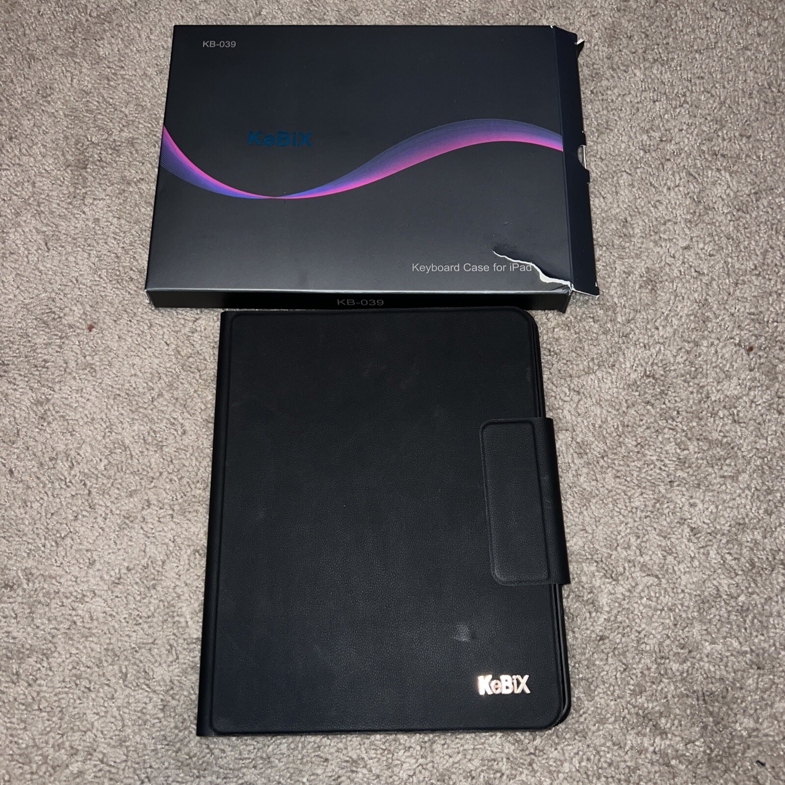 KeBix KB-039 Wireless Keyboard & Case for iPad 3/4/5 Generation 
