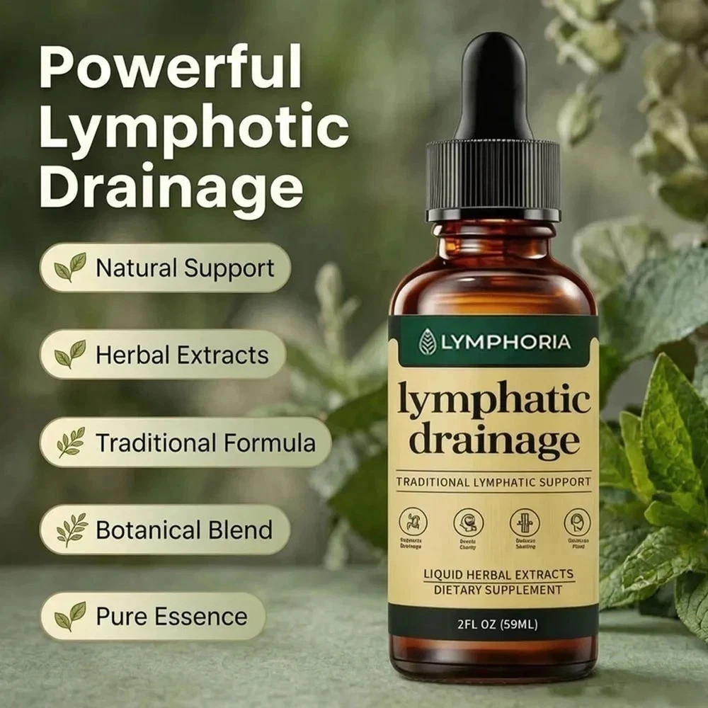 Lymphoria - Lymphatic Drainage Bloat Relief - Detox, & Immune Support 59ml US