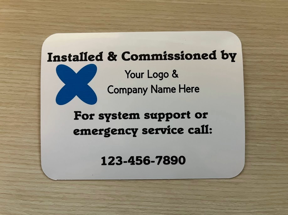 BDA/ERCES Field Supplies - Device Stickers BDA/ERCES Field Supplies - Device Stickers