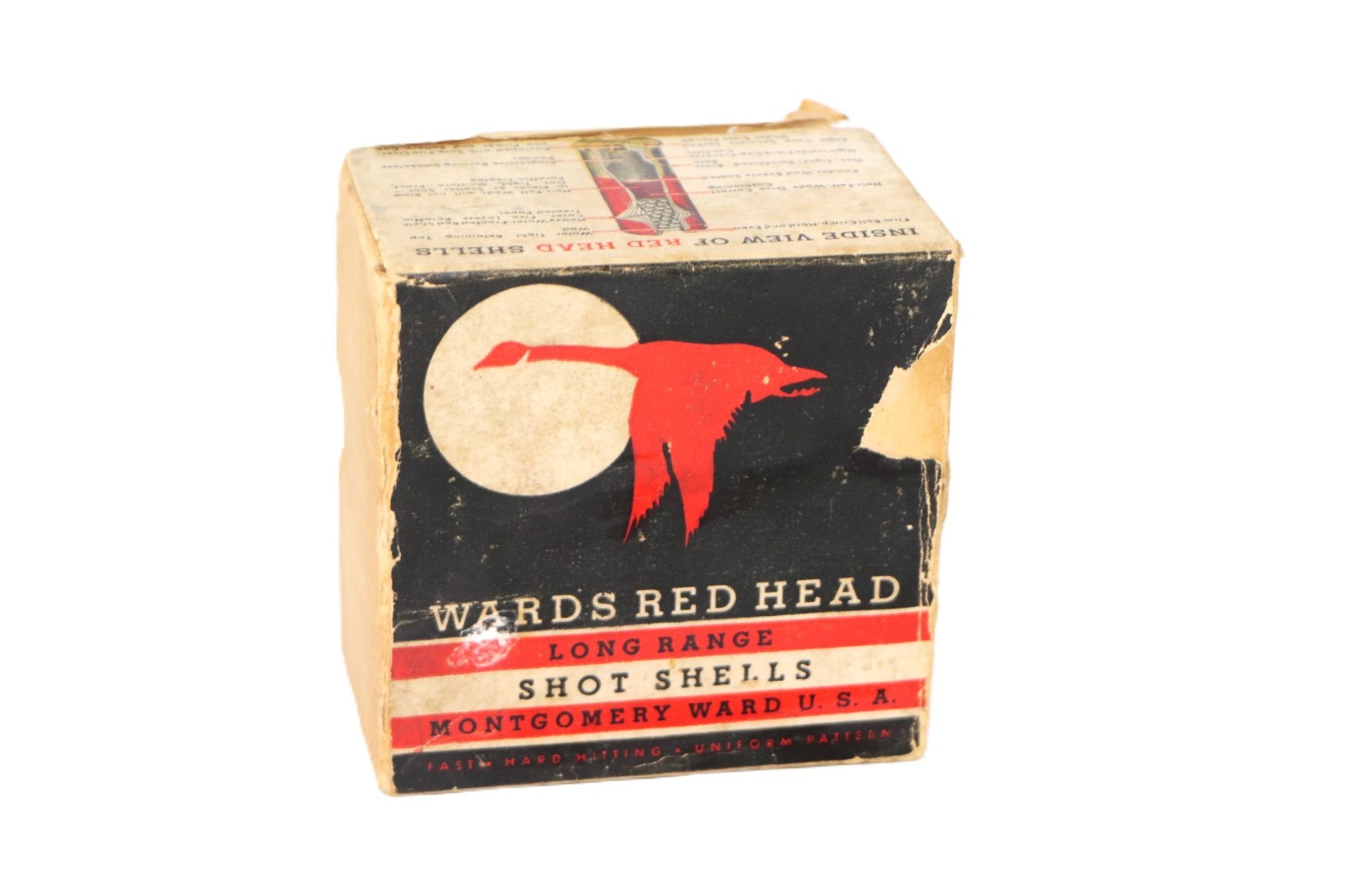 Wards Red Head 20 Gauge 2-Pc Shot Shell Box - Empty