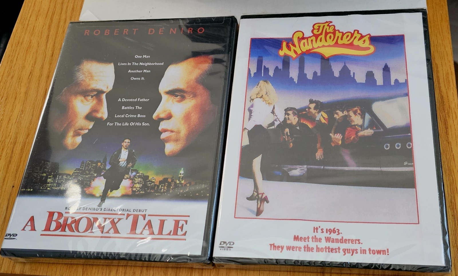 A Bronx Tale & The Wanderers –get Both For The Price Of 1 Rare NEW DVds  