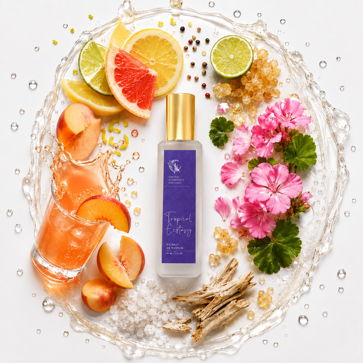 Tropical Ecstasy FCP Extrait de Parfum 30ml Men Citrus Bellini Woody Perfume