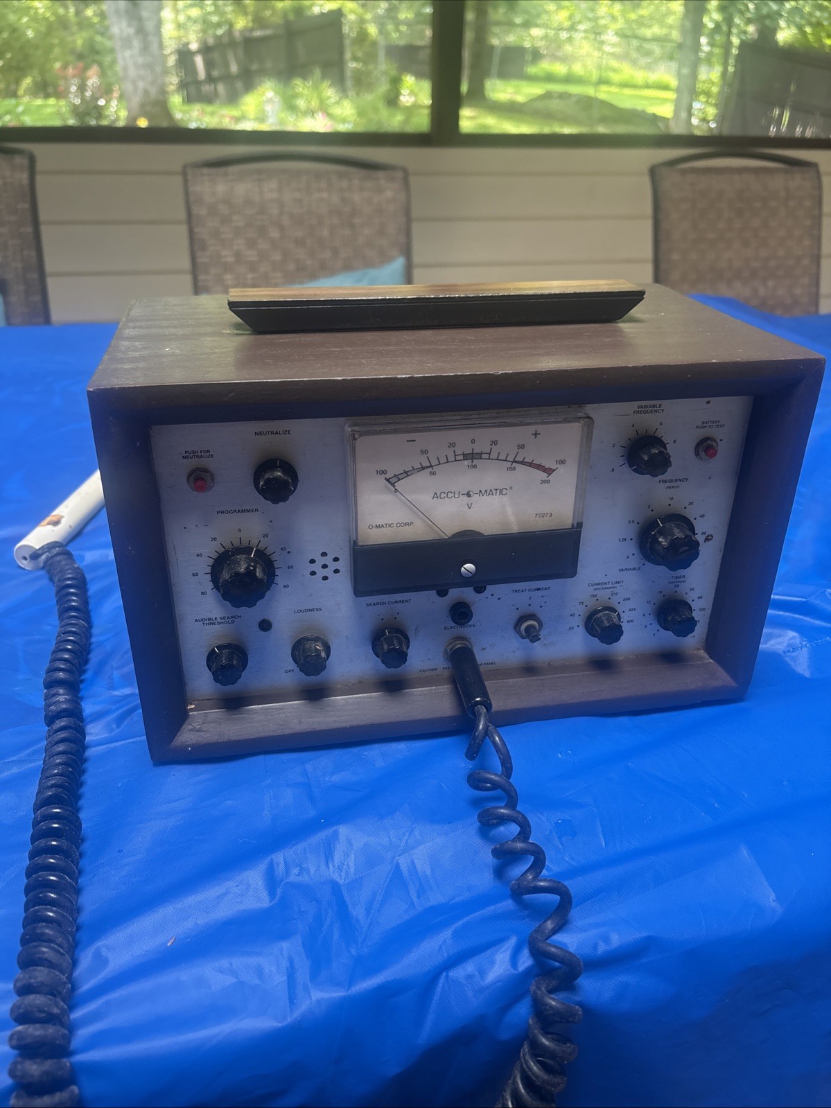 Vintage Accu-O-Matic Microcurrent Device - For Parts / Repair / Hobbyist