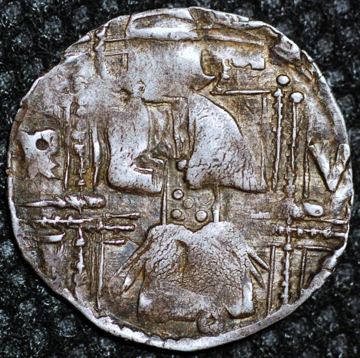 Serbia Medieval Emperor Stefan Uros 1355-1371 silver