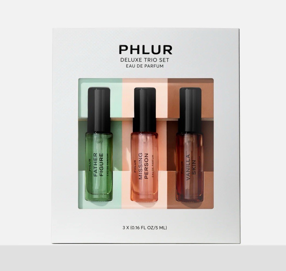PHLUR Deluxe Trio Set - The Best Sellers - 3 x 0.16 Fl Oz Eau De Parfum Minis PHLUR Deluxe Trio Set - The Best Sellers - 3 x 0.16 Fl Oz Eau De Parfum Minis