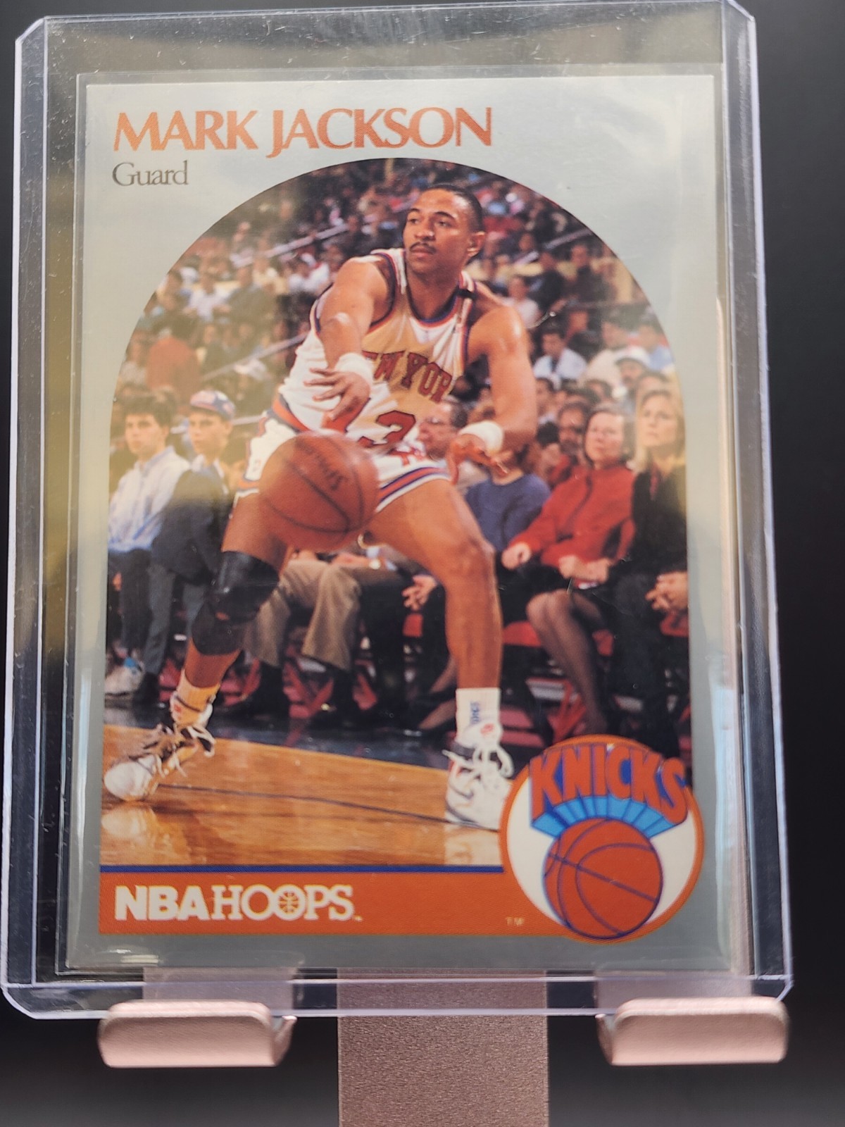 NBA Hoops Mark Jackson New York Knicks Basketball Sports Trading Card NBA Hoops Mark Jackson New York Knicks Basketball Sports Trading Card