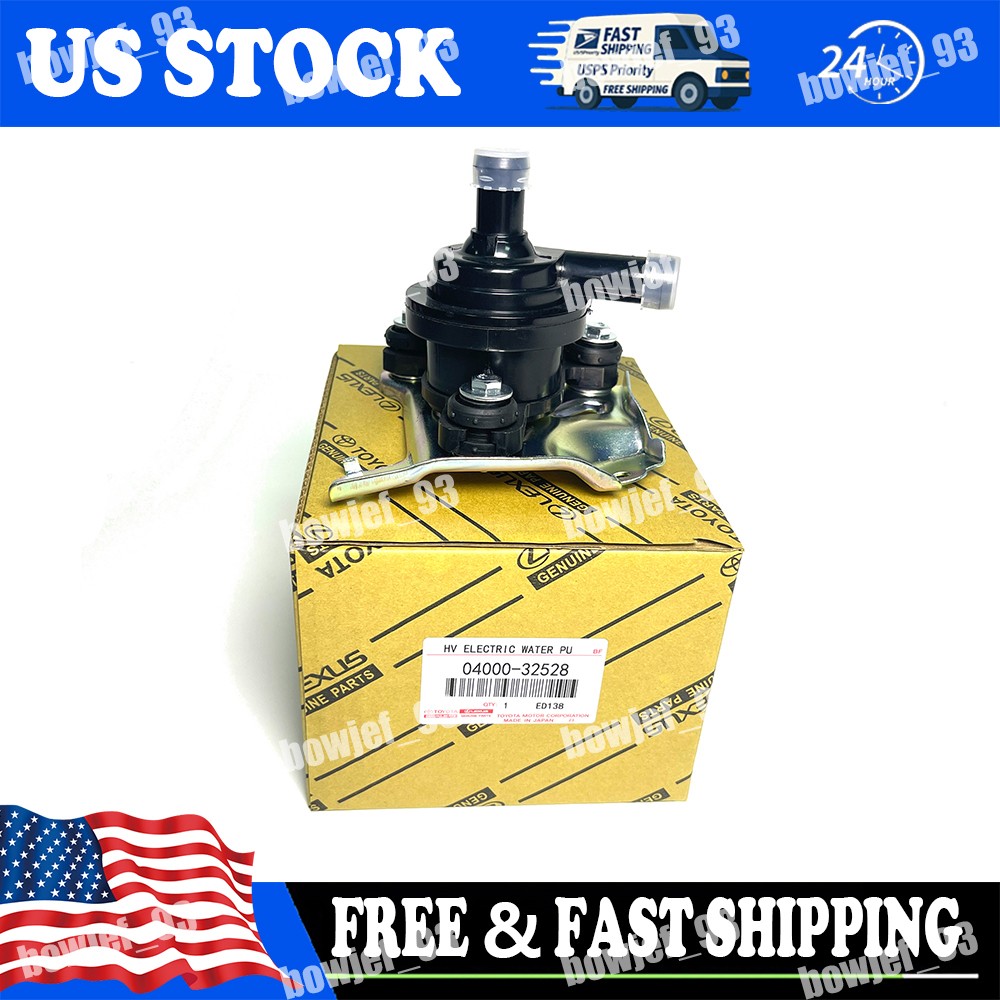 04-09 PRIUS HYBRID SYSTEM WATER PUMP GENUINE TOYOTA NEW 04000-32528