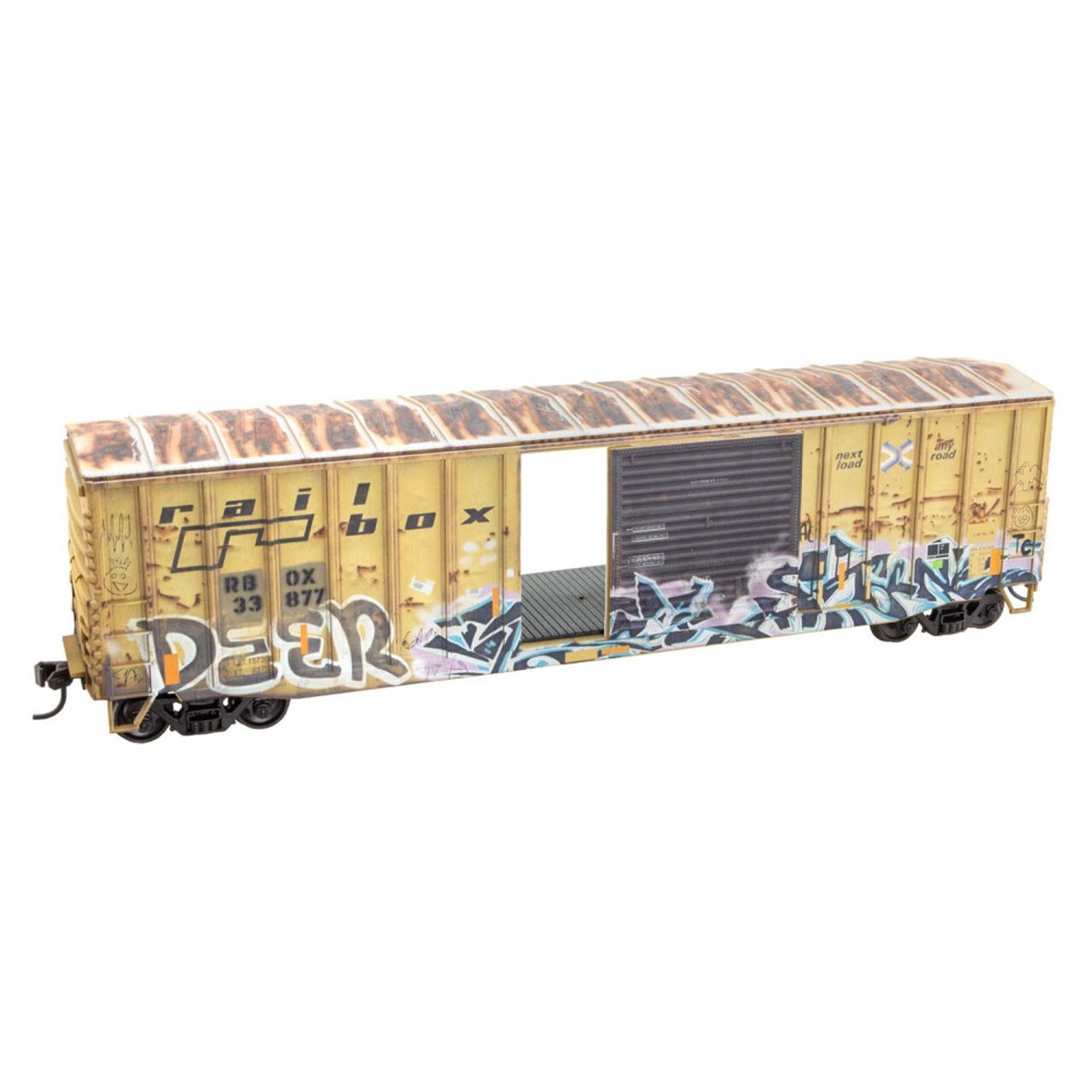 Micro Trains ~ HO Scale ~ 50\' Boxcar Kit ~ Railbox #33877 ~ 5600004