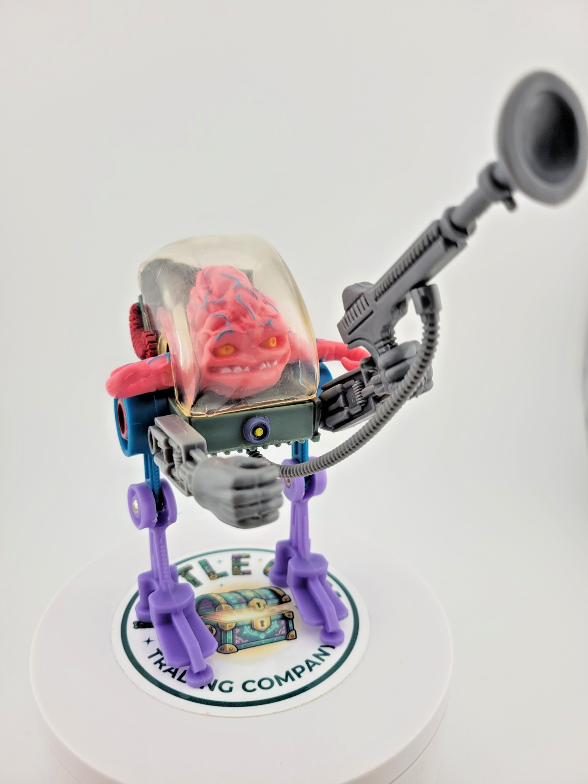 TMNT Vintage Krang  Teenage Mutant Ninja Turtles Playmates 1989 Complete