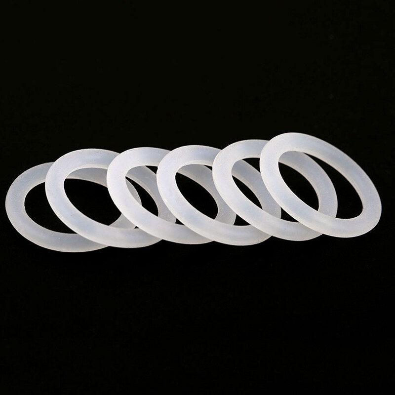 Food Grade O-Ring Silicone Rubber O Rings Washers 3mm Cross Section 10mm-75mm OD