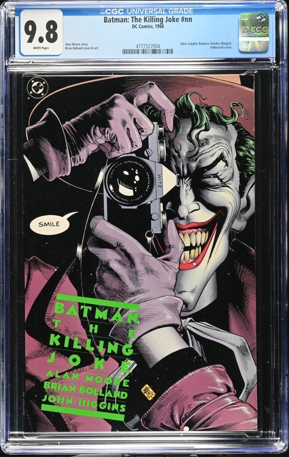 🃏 Batman: The Killing Joke | CGC 9.8 White Pages | First Print | Joker\'s Origin 🃏 Batman: The Killing Joke | CGC 9.8 White Pages | First Print | Joker\'s Origin