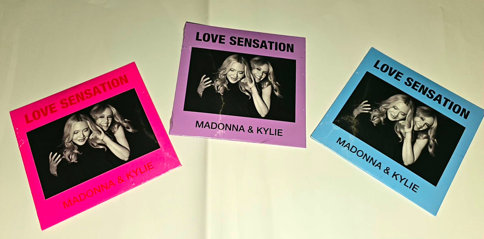 Madonna & Kylie Love Sensation Pop CD Single Cardboard Sleeve,New, SOLD OUT