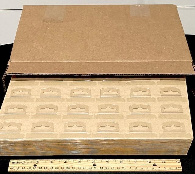 2 DAY SALE ⭐BULK 1200pc CASE⭐ X STRONG HANG TABS PLASTIC SELF ADHESIVE HANGERS
