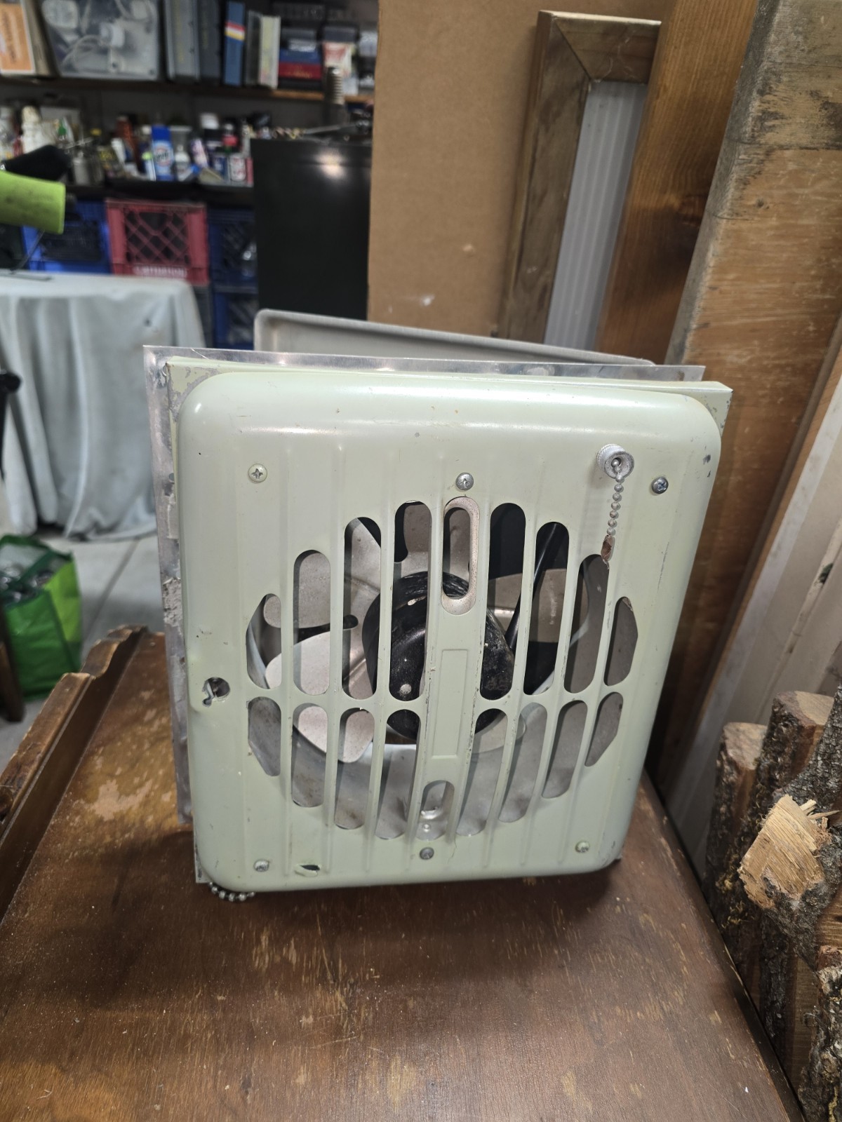 Vtg 1960s Hehr trailer exhaust fan 12v Vtg 1960s Hehr trailer exhaust fan 12v
