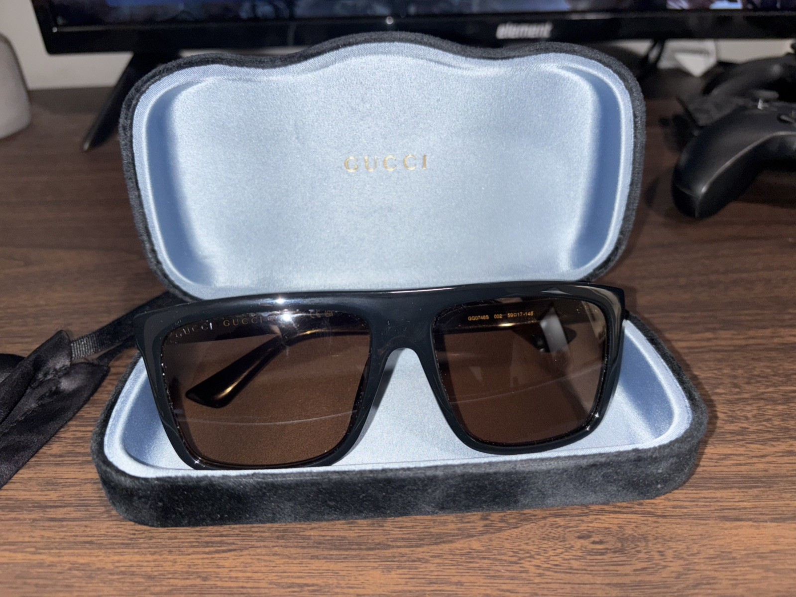 Gucci GG1887S Sunglasses – Black – Authentic – Made in Italy – Brand New
