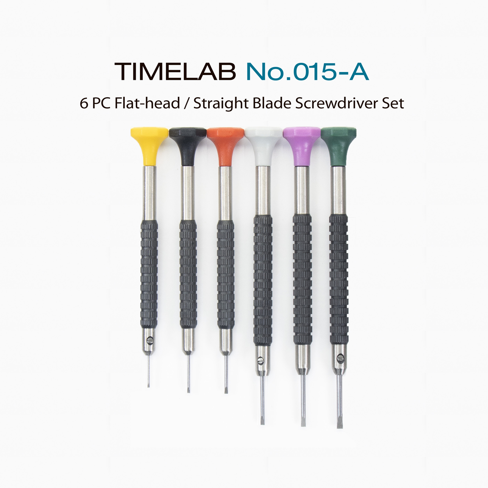 TIMELAB Watch Jewelry Repair Tool Screwdriver Kit Set FLAT HEAD Blades 6 PCS TIMELAB Watch Jewelry Repair Tool Screwdriver Kit Set FLAT HEAD Blades 6 PCS