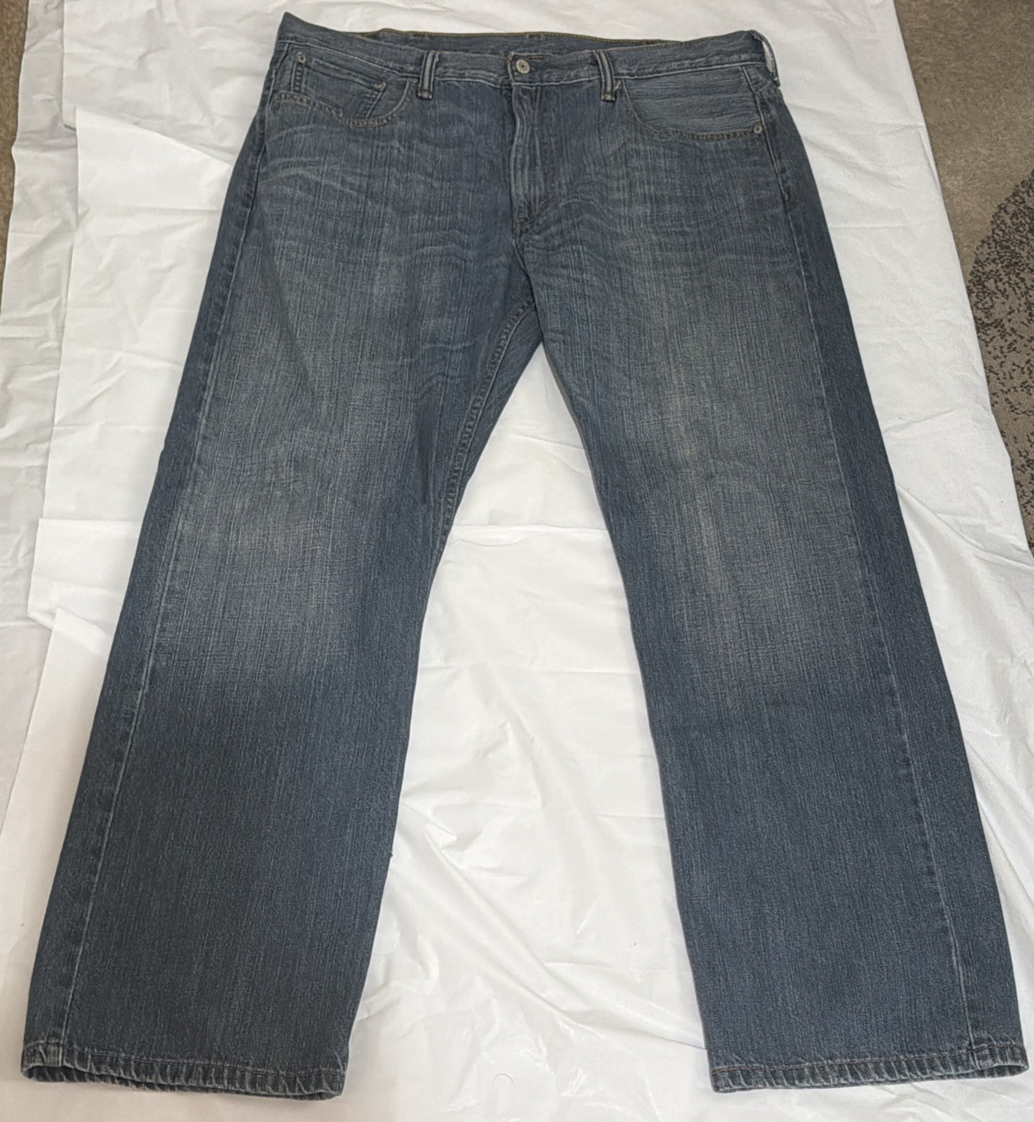Levis 569 Loose Straight Jeans Mens 38x32 Blue Baggy Relaxed Fit Denim Pants Y2K